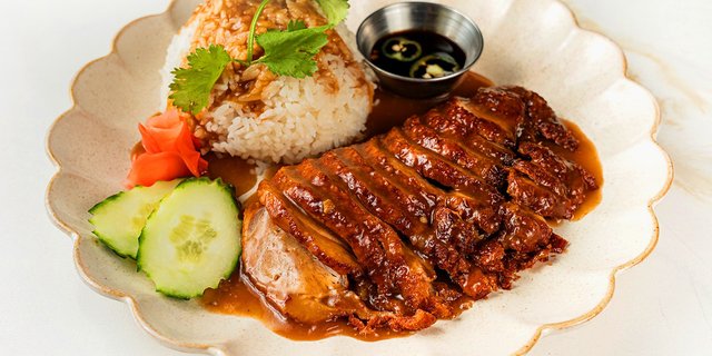 Duck Over Rice