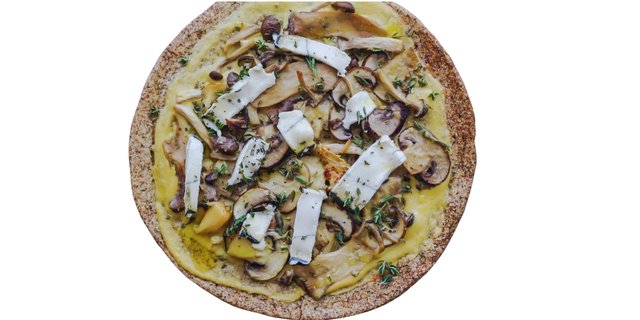 Vegan Magic Mushroom Pizza