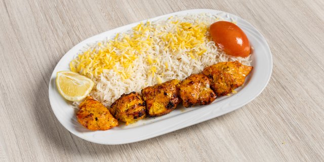 Boneless Chicken Kabob Entree