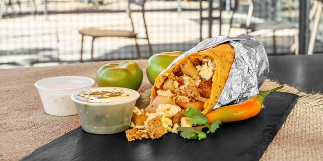 T's Gunslinger Breakfast Burrito