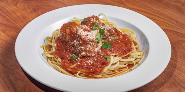 Homemade Meatballs Pomodoro