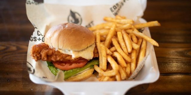 Buffalo Chicken Sandwich Box