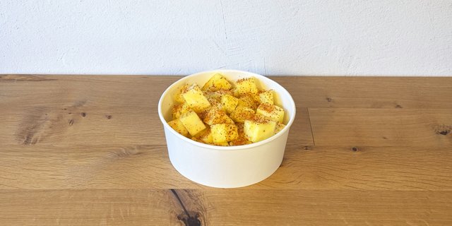 seasonal fruit w/ tajin
