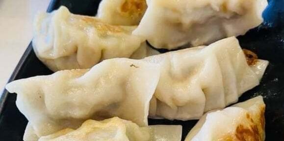 Pan Fried Shrimp & Pork Dumplings