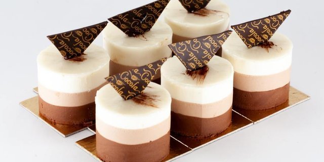 Mini 3-Layer Chocolate Mousse