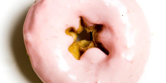 Cherry Glaze Cake Donut