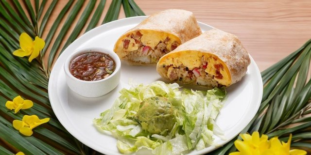 Hawaiian Breakfast Burrito