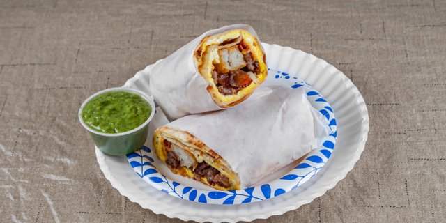 Bacon, Egg & Cheese Breakfast Burrito