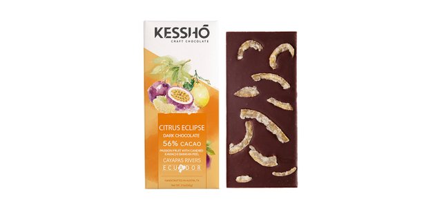 Citrus Eclipse 56% Dark Chocolate Bar