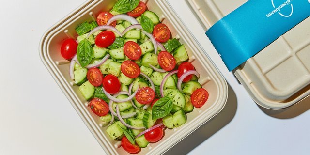 Cherry Tomatoes & Cucumber Salad Tray