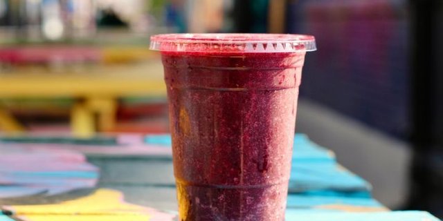 Blueberry Basil Smoothie