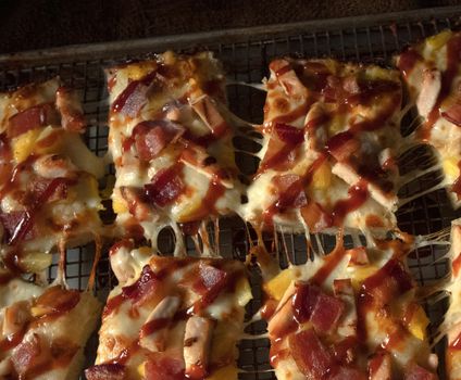 Aloha BBQ Chicken Deep Dish Pizza