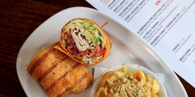 Turkey Avocado BLT Wrap