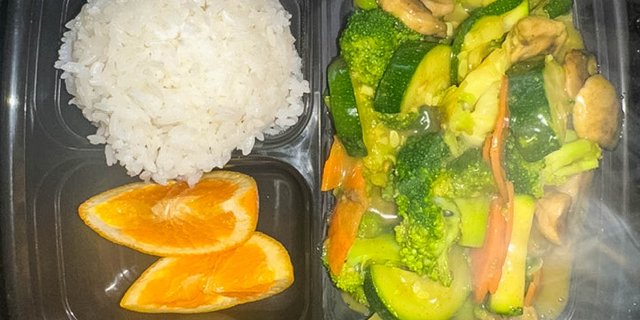 Curry w/ Mixed Vegetables Boxed Lunch