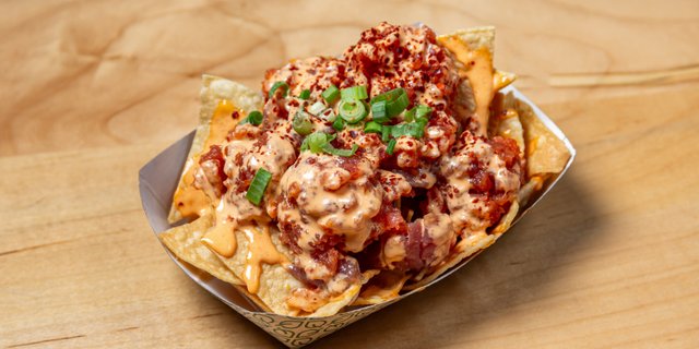 Spicy Tuna Nachos Appetizer