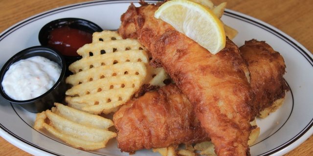 Ale House Walleye & Chips