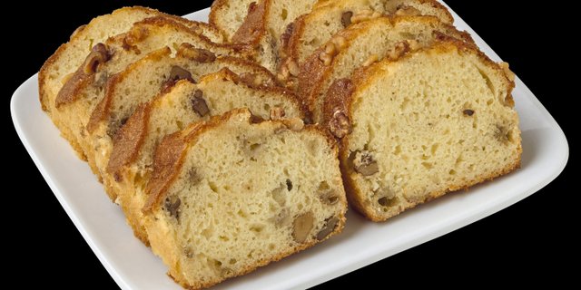Banana Nut Creme Sliced Loaf Cake