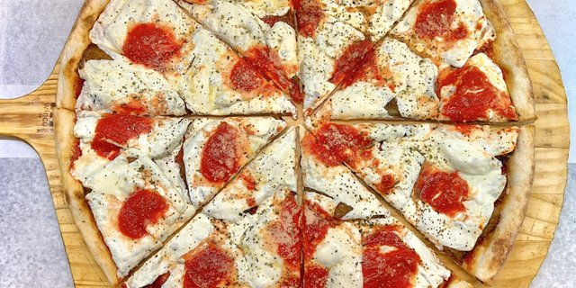 Eggplant Parmigiana Pizza