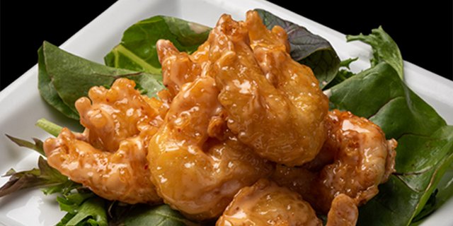 Spicy & Creamy Shrimp Tempura