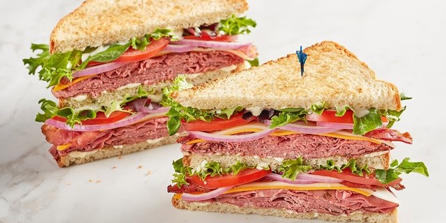 Black Angus King Club Sandwich Box