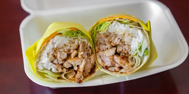 Teriyaki Chicken Burrito