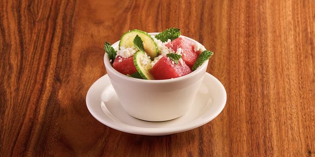 Watermelon & Cucumber Salade