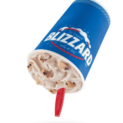 Chocolate Chip Cookie Dough Blizzard
