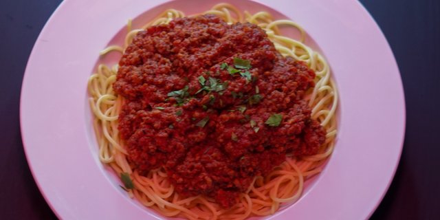 Pasta & Meat Sauce