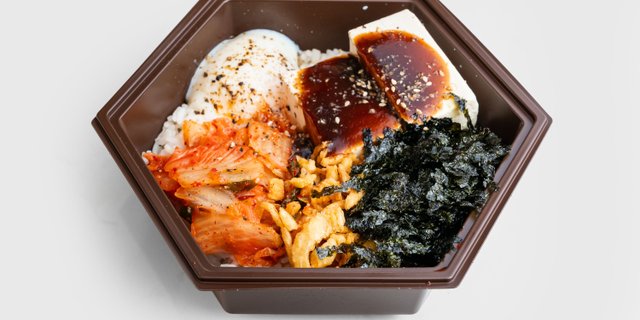 Tofu Kimchi Rice Bowl