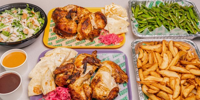 Rotisserie Chicken for 10