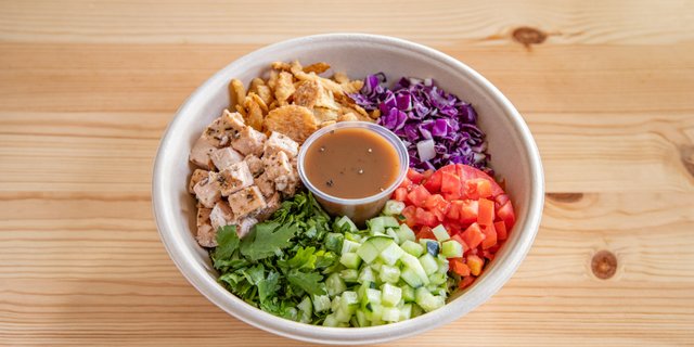 Salmon Chop Salad Lunch