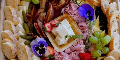 Cheese & Ham Breakfast Board