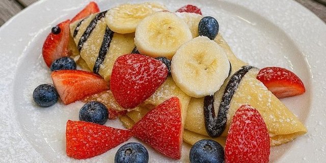 Chocolate & Banana Crepe