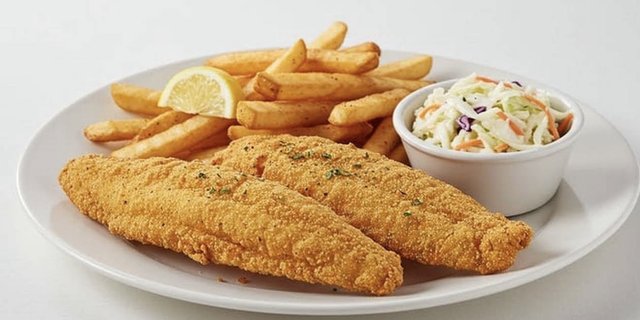 Catfish Steak Dinner