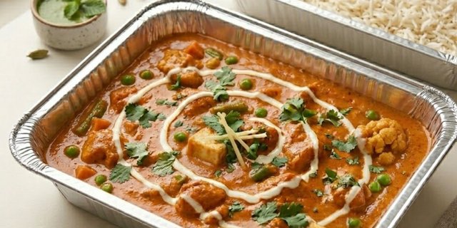 Veg Butter Curry + Rice