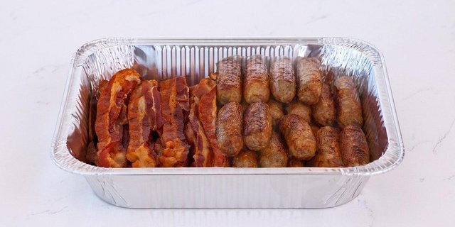 Half Sausage & Half Bacon