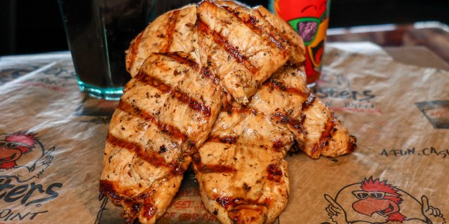 Marinated Grilled Chicken Fingers