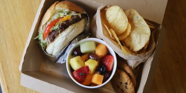 House Burger Boxed Lunch
