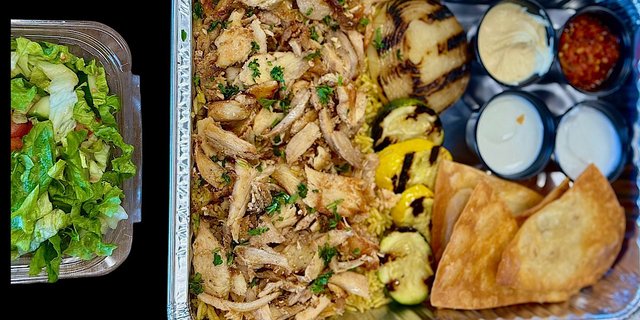 Chicken Shawarma Over Rice