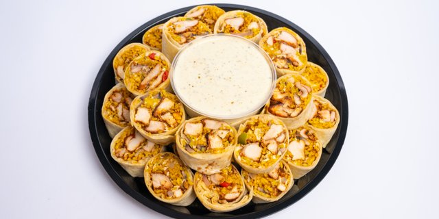 Alamo Chicken Wrap Platter