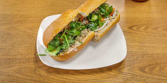 Tofu Ham Banh Mi Sandwich