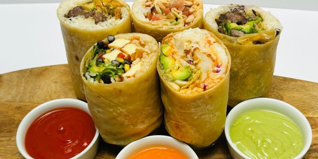 Shrimp & Bacon Burrito