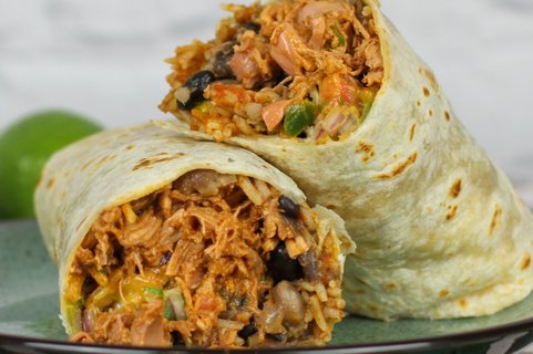 Young Jackfruit Burrito