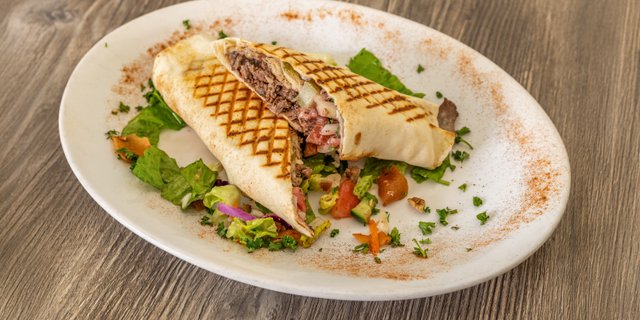 Meat Shawarma Wrap Combo
