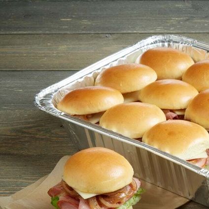 Smoked Ham & Swiss Mini Sandwiches
