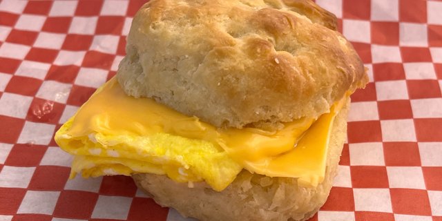 Egg & Cheese Buttermilk Biscuit Sandwich