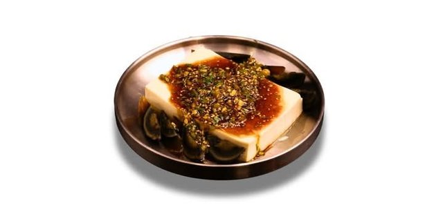 Cold Tofu w/ Preserved Egg