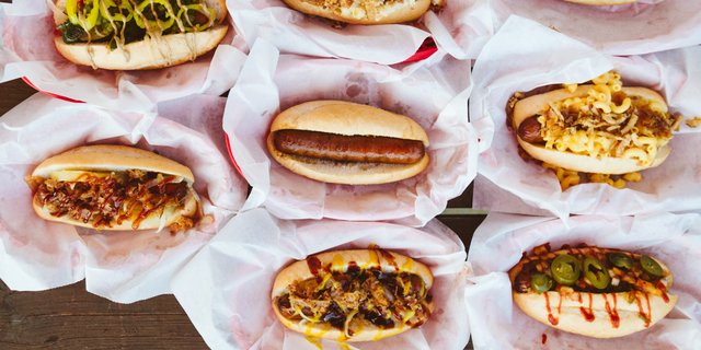 Build-Your-Own Hot Dog Bar