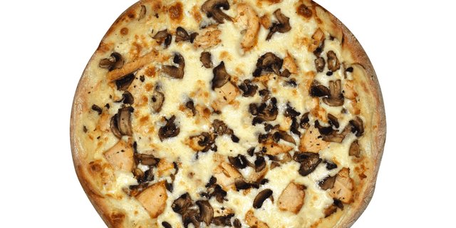 Chicken Alfredo Pizza