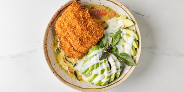 Avocado Coconut Cream Salmon